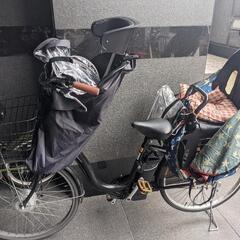 ルルべ電動自転車26インチ 後ろ子供乗せOGK付き