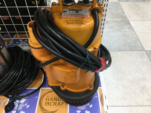 桜川ポンプ製作所 UOY-222KC 自動交互排水水中ポンプ 200V 中古品