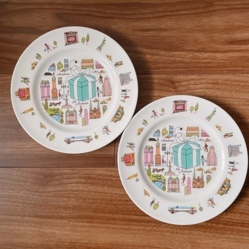 【お譲り先決定】Tiffany お皿 2枚セット