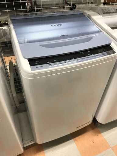 洗濯機 ヒタチ BW-8MV 2016年製 ※動作チェック済み/当店3ヶ月保証