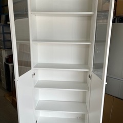 激安!! IKEA オクスベリ OXBERG 白家具 本棚 キャビネット