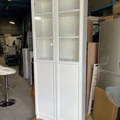 激安!! IKEA オクスベリ OXBERG 白家具 本棚 キャビネット