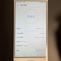 【値段相談可能】HUAWEI P10 lite 32 GB SI...