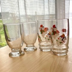シンプルグラス&レトロなグラス