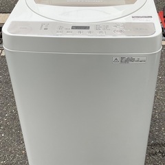 【RKGSE-772】特価！シャープ/SHARP/5.5kg/全自動洗濯機/ES-G55TC-N/中古/2017年製/当社より近隣地域無料配達 RKGSE-772】特価！シャープ/SHARP/5.5kg/全自動洗濯機/ES-G55TC-N/中古