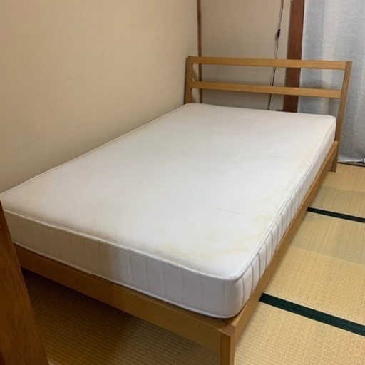 無印良品　ベッド　セミダブル