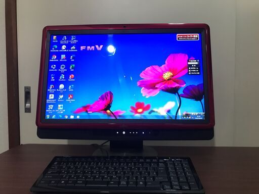 6月11日｜SSD高速起動Win7パソコン｜富士通20型ワイド液晶