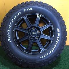No.865 ブラックフォース 16×7J 5穴 PCD114.3 +42 BFグッドリッチ