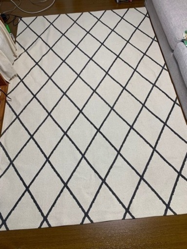 ★インド綿　ラグ　美品★【受付終了】