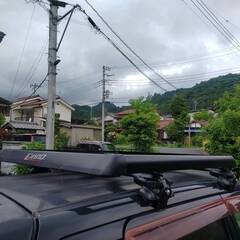 【お話し中】INNO ルーフキャリア一式　取付フックK325付き