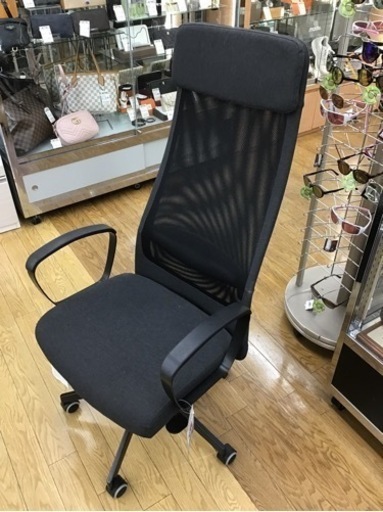 KF-23【ご来店頂ける方限定】IKEA MARKUS ワークチェア　グレー