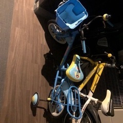 トーマス補助輪付き自転車