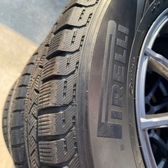 225/65 R17ピレリスタッドレスタイヤ TEADホイール17インチ7J4本セット 5穴PCD114.3 ET48 
