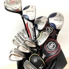【SOLD OUT】◆SRIXON ＋ SPALDING ◆ゴルフクラブ フルセット＋ 美品 SRIXONキャディバッグ付き