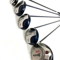 【SOLD OUT】◆SRIXON ＋ SPALDING ◆ゴルフクラブ フルセット＋ 美品 SRIXONキャディバッグ付き
