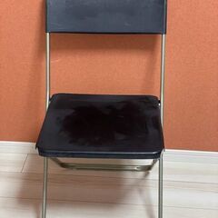 IIKEA　折り畳み椅子　BLACK