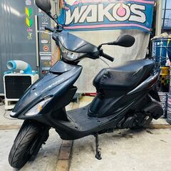 ★実動！ アドレスV125S 黒 アラーム付き 後タイヤ新品！ ...