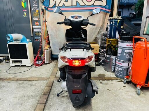☆実動! アドレス125 2018年式 DT11A 走行6340km 千葉 木更津から