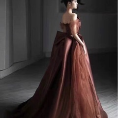 ウェディングドレス　カラードレス　ワンピース　ロングドレス　