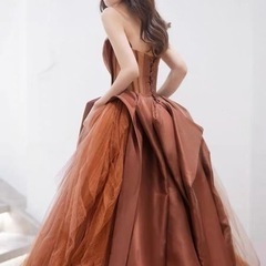 ウェディングドレス　カラードレス　ワンピース　ロングドレス　