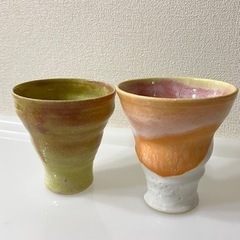 【新品未使用】陶器のカップ「ル・スール」【無料】