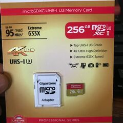 未開封 256gb マイクロSDカード microSD (Gig...