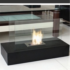 エタノール 暖炉 Nu-Flame 自立式フロア暖炉 フィアマ ...
