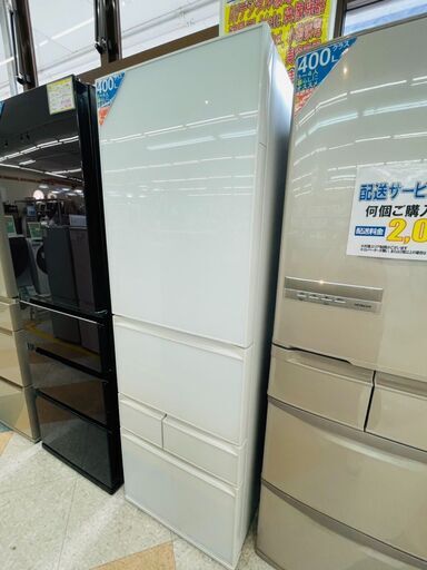 TOUSHIBA(東芝) 426L冷蔵庫 ✨定価￥118.000✨ GR-J43GXVL 2015年 クリアシェルホワイト