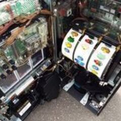 良品 大都技研 5号機 押忍!番長3 コイン不要機 ボリューム調整