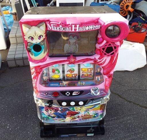 動作良好 KPE ケーピーイー マジカルハロウィン6 コイン不要機付き パチスロ スロット実機