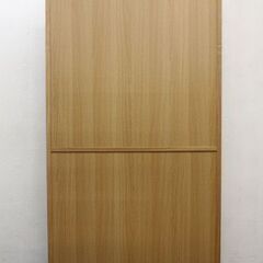 廃番 無印良品/MUJI タモ材 組み合わせて使える木製収納 ミドルタイプ 