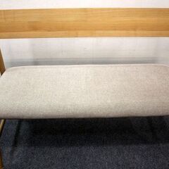 unico/ウニコ SIGNE/シグネ ダイニング4点セット テーブル/チェア×2/ベンチ 幅1400 ナチュラル   中古家具 店頭引取歓迎 R5996)