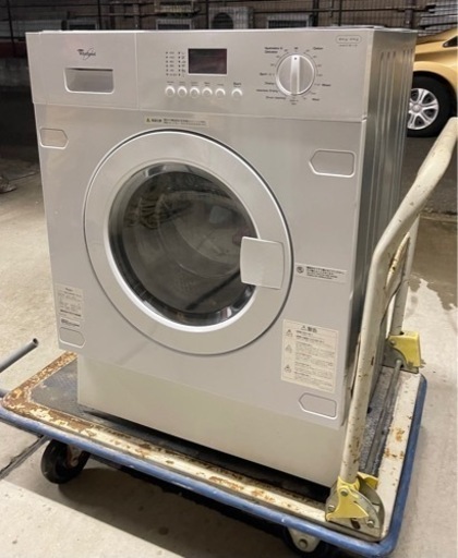 【近隣お届け可能】ワールプール 洗濯乾燥機 ビルトイン型 50Hz専用 AWZ612（ホワイト） 洗濯機