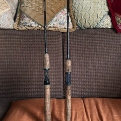 アンティーク！Abu Garcia  アブガルシア　バスロッド　ワンピース　２本セット