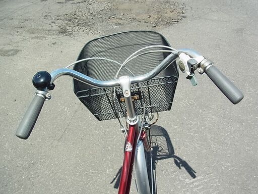 24インチ 自転車 3段切換 カゴ 荷台 スタンド付き ライト付き