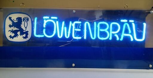 LOWENBRAU レーベンブロイ ネオン 看板 お酒 (J1066narnY)