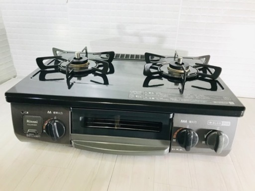 ２０１９年製LP用２口ガスコンログリル未使用✨清掃済