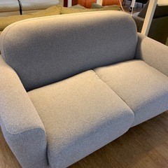 ２人掛けソファ　グレー【店頭取引限定】【中古品】早い者勝ち！?　足立区近郊配送可能！ 