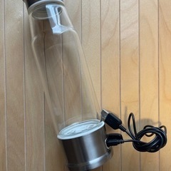 エイチツープラス(h2plus) 水素生成器 ガラスボトル USB充電 ポータブル 追い炊き機能付