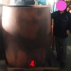 ★沖縄本島限定！　現状倉庫渡し！　【特大　3.3尺　大太鼓　彫刻　金龍彫】　長胴太鼓　和太鼓　天然木　貼り合わせ胴　未使用品　紫檀系台座サービス（20万円相当）