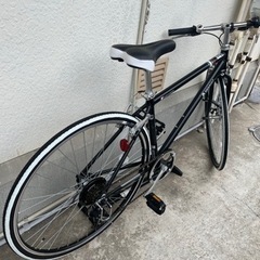 クロスバイク　黒　ﾙﾉー