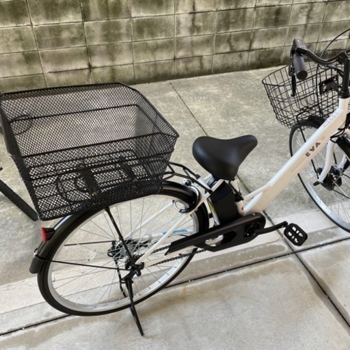 電動自転車まだ新品です！お値段交渉可能！天保山町迄取りに来て 