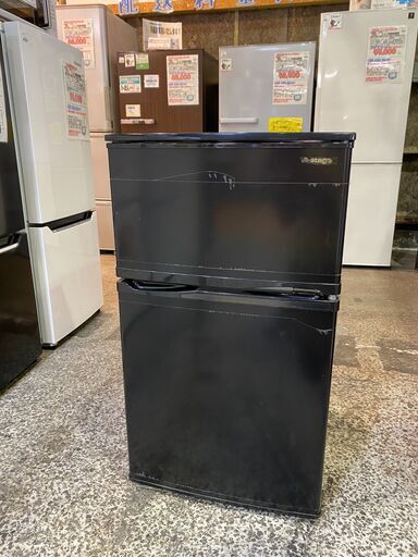 【愛品館市原店】A-Stage 2019年製 90L 2ドア冷蔵庫 BR-90B