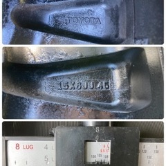 在庫入替の為お値引価格‼️🌟🌟バリ溝サマータイヤ‼️トヨタ純正アルミ‼️185/65R15 15×6JJ ET45 5H×100‼️🌟🌟