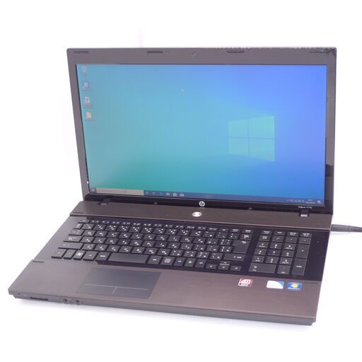 中古美品 爆速SSD 17.3インチ 茶色 ノートパソコン HP 4720s Celeron 4GB DVDマルチ 無線 Wi-Fi Windows10 Office済 即使用可