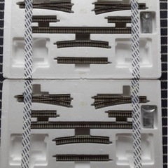 NゲージTOmIX レールセット、パワーユニット、駅、ホーム、延長コード