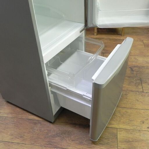 パナソニック 2ドア冷蔵庫 138L 2011年製 NR-B143W シルバー Panasonic  