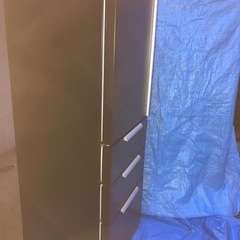 AQUA 4ドア冷蔵庫(ブラウンカラー)＋オーブンレンジ