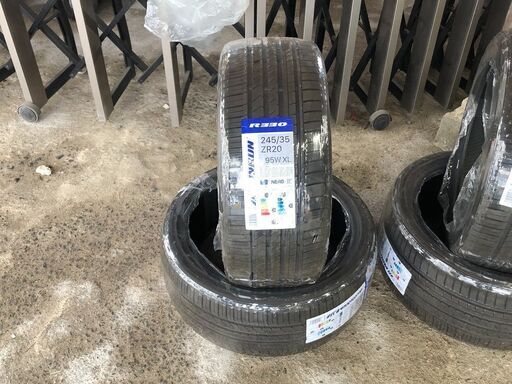 20インチ 新品タイヤ2本セット手渡し限定245/35ZR 20 新品2本セットに