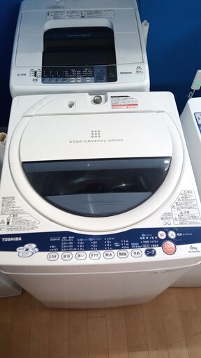 G5535　分解清掃済み　カード利用可能！　安心の３か月保証　 洗濯機　東芝　AW-60GK　6㎏　2011年製　左ビス部分割れ有り(使用上問題ございません)　送料A　生活家電　札幌　プラクラ南9条店